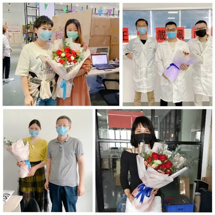 春暖花开,依诺信欢迎湖北员工回来